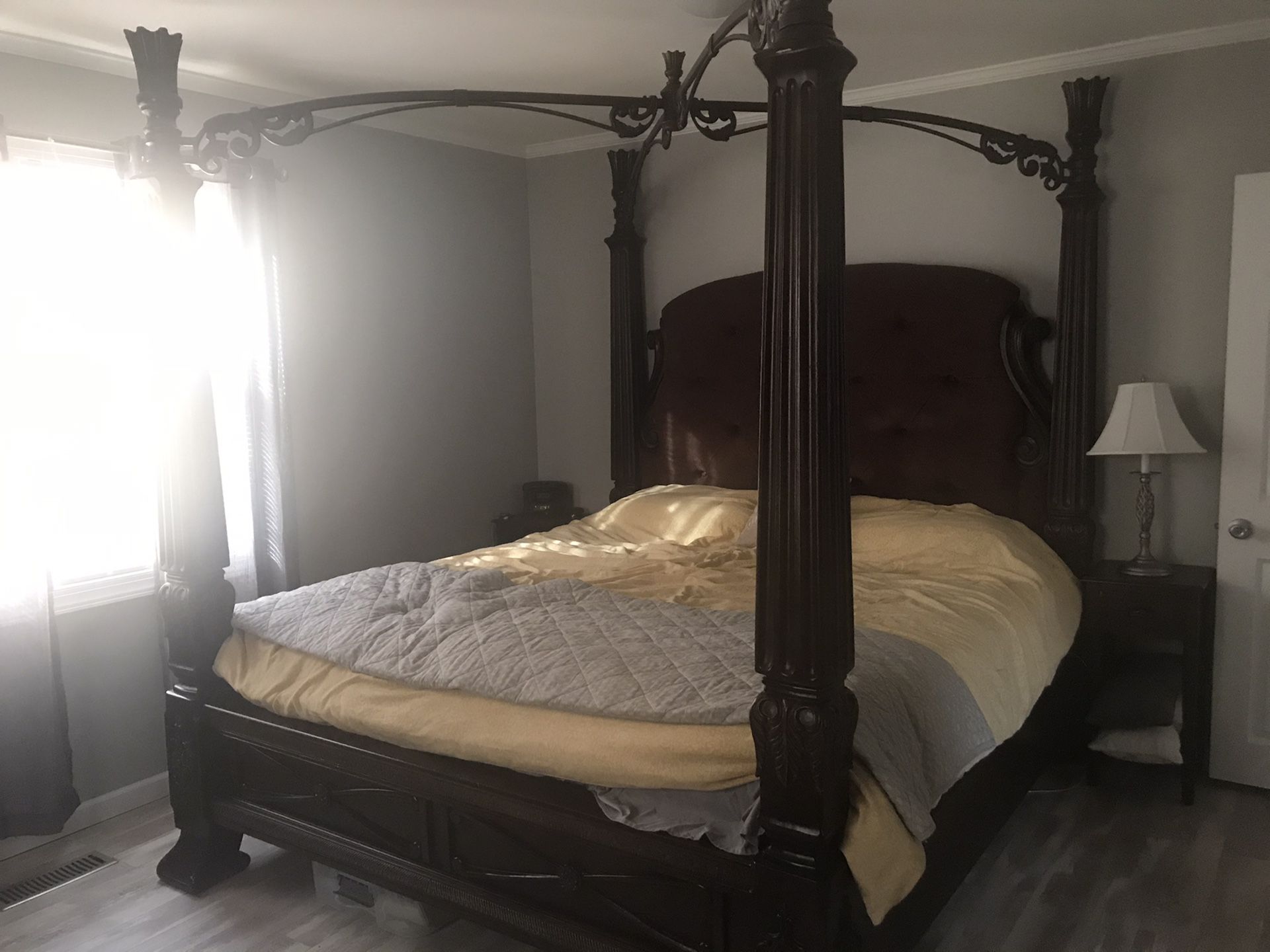Ashley furniture king bed frame