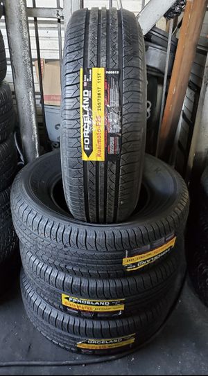 Photo 265/ 70/17 new tires for $440 with balance and installation we also finance {contact info removed} Dorian 7637 airline dr houston TX 77037