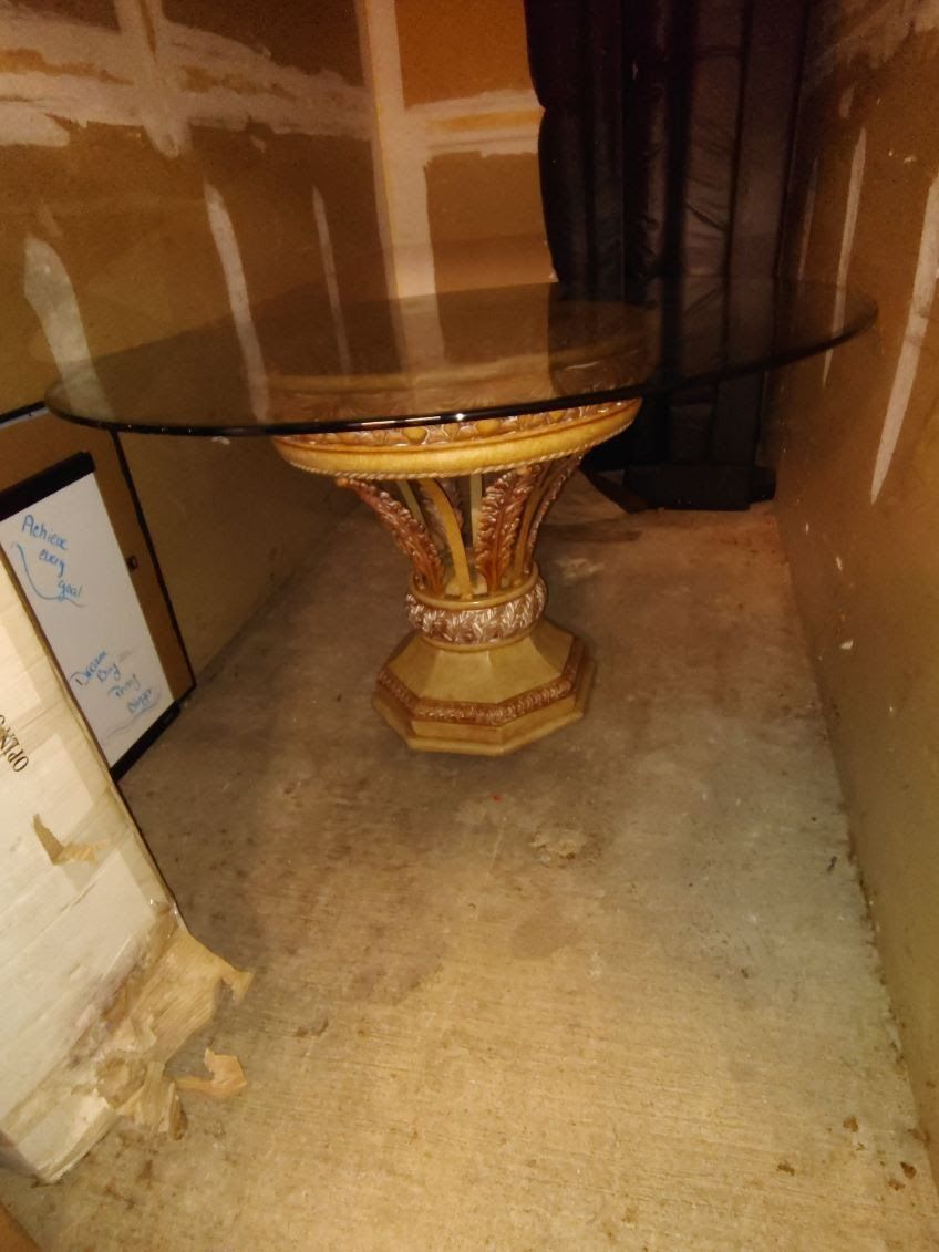 Vintage Glass Table