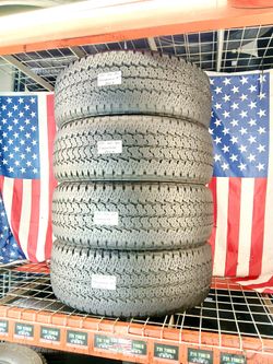 ✅ 4 USED TIRES LT285/60R20 FIRESTONE TRANSFORCE AT2 LOAD E 10PR TRUCK HEAVY-DUTY 285 60 20