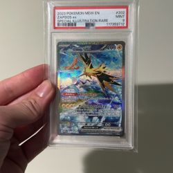 PSA 9 Zapdos 151 Pokemon Slab 