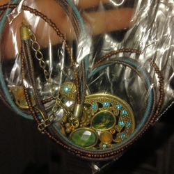 Vintage Gemstone Necklace Set