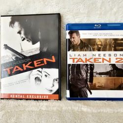 Taken DVD & Taken 2 Blu-ray