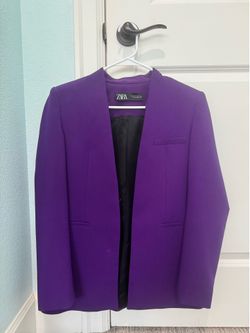 Purple blazer - Zara women’s