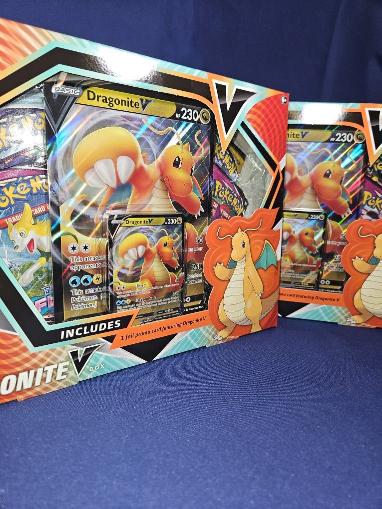 2021 Dragonite V Collection Box Pokmon TCG 4 Booster Packs!! -  thefunkyskunk.ie