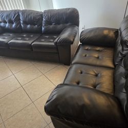 Couch and Loveseat Set