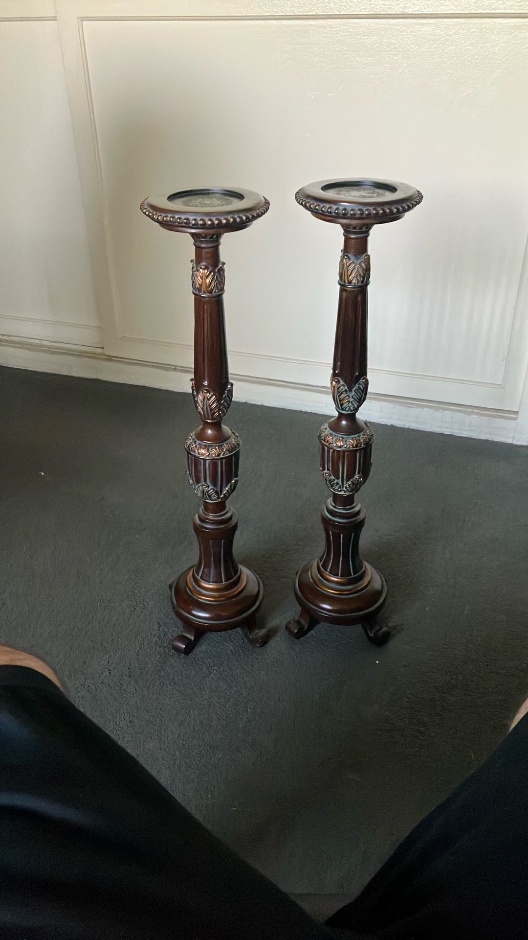 30 Inch Floor Candle Pillars