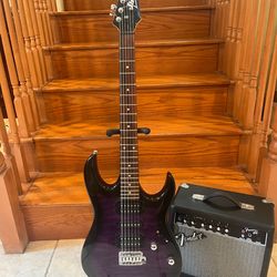 Ibanez Gio Guitar w/ Fender Amp