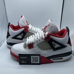 Used Air Jordan 4 Fire Red Size 9 