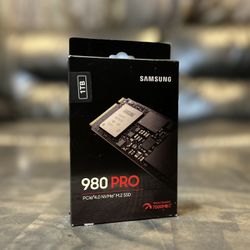 Samsung 980 PRO 1TB Gen 4 m.2 2280 NVMe 7K MB read for laptop desktop or compatible devices 
