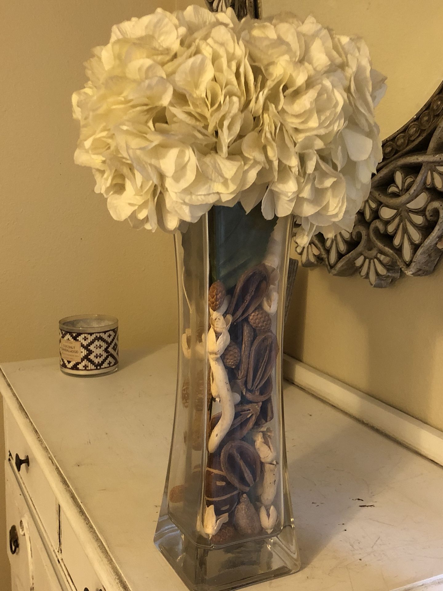 Vase and floral