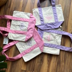 Trader Joe’s Mini Pastel Canvas Tote Bags