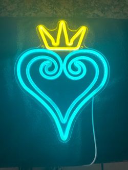 Neon lights Kingdom hearts
