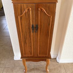 Beautiful, Spacious, Standing Jewelry Armoire