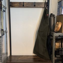 Coat Rack Shoe Bench Hall Tree With Storage Shelf Entryway Bench Retro