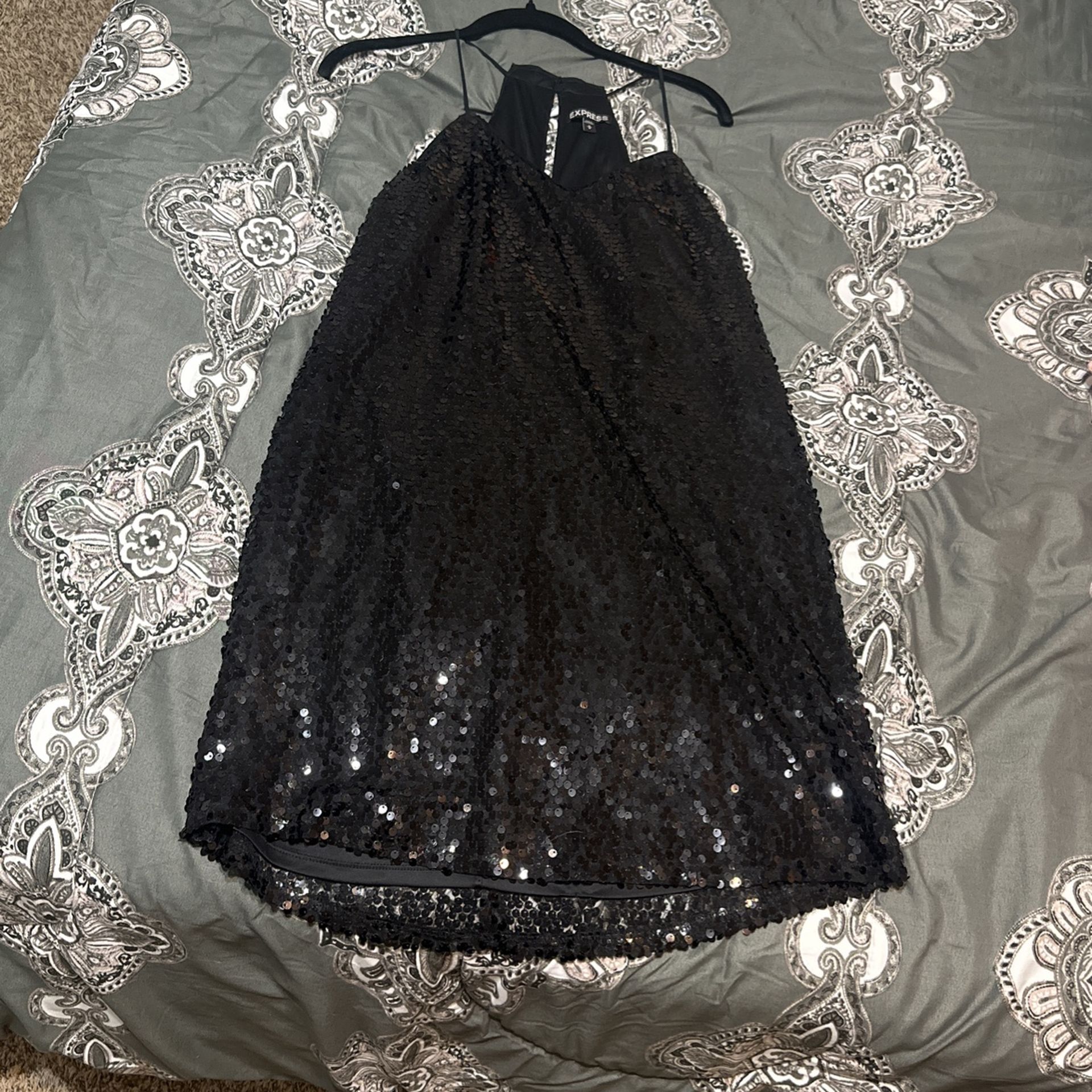 Express Sequins Mini Dress