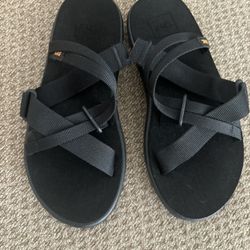 TeVa Black sandals