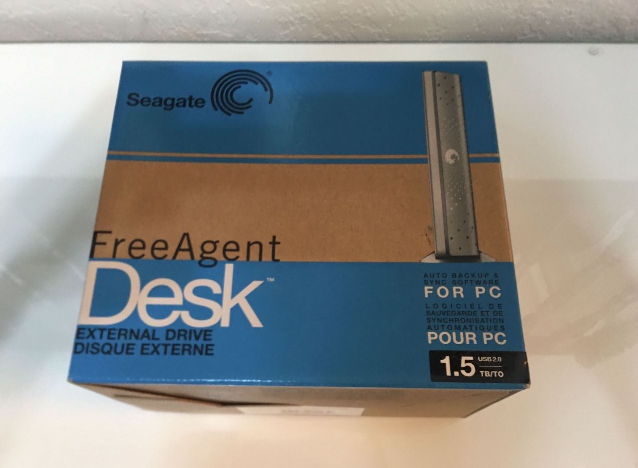Brand new, 1.5GB external drive