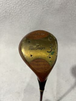 MacGregor Jack Nicklaus Model Persimmon 3 Wood RH 42 1/2 Inch Steel Shaft