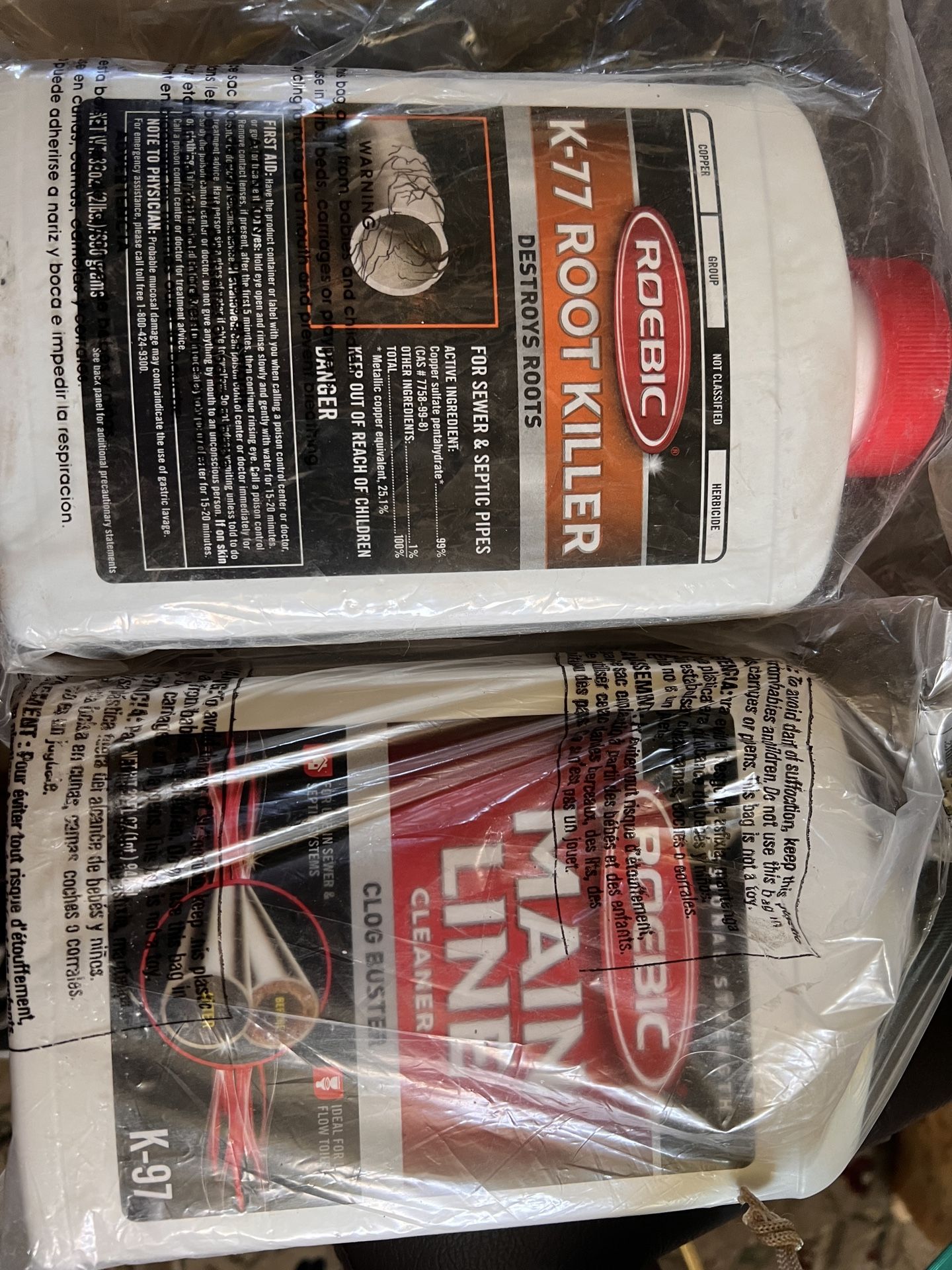 NEW Root Killer & Main Line Cleaner $10