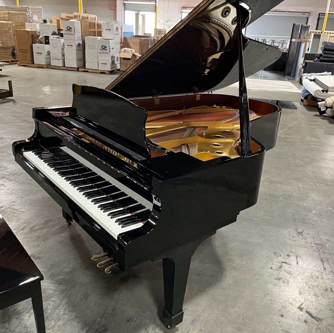 Kawai RX-6 Black Grand Piano  7’x 5’ 
