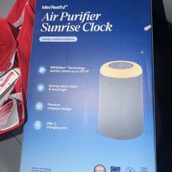 Smart Sunrise Air Purifier Clock 