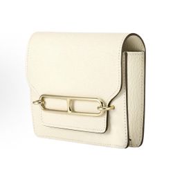 HERMES Roulis Slim Pig Nose Light Gold Buckle Goatskin Clutch Bag Shoulder Bag Crossbody Bag Waist Bag Wallet Regular Women's I2 Nata Cream（57）62