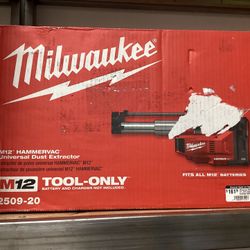 Milwaukee M12™ HAMMERVAC™ Universal Dust Extractor (new)