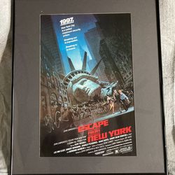 John Carpenter Signed  Escape From New York Signed Poster