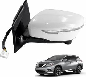 Nissan Murano Left Side Door Mirror White