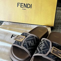 Fendi Monogram Slides