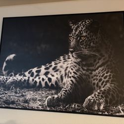 Canvas Leopard Picture