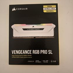 32gb DDR4 RAM Vengeance RGB PRO SL