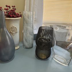 LOT OF LARGE VASES ALL FOR 20