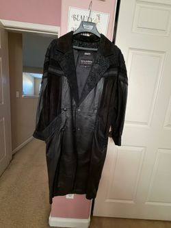Black women’s trenchcoat leather Wilson Brand Black women’s trenchcoat leather Wilson Brand