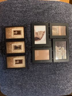 2 small collage frames