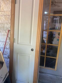 2  exterior Doors    And 2 interior doors