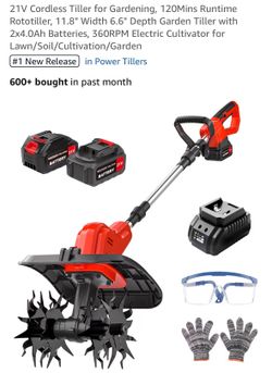 Battery tiller