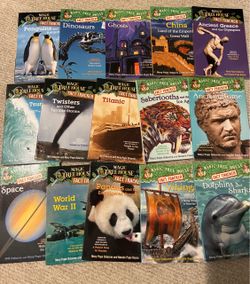 bestselling Magic Tree House Fact Tracker books lot