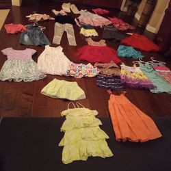 Full Trash Bag Girls Clothes Mostly Size 4/5t Good Condition 