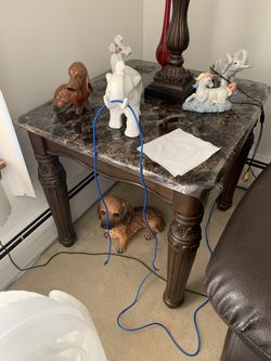 Coffee table and end tables