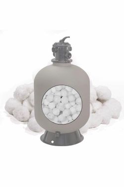 XtremepowerUS Filter Balls Media Filter Media for Swimming Pool Aquarium Filters Alternative to Sand (1.5lbs Filter Balls is Equivalent to 50lbs Filte