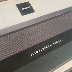 Bose Solo Soundbar Series II