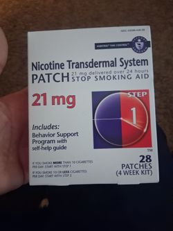 Nicotine Patch 21mg 28 Count
