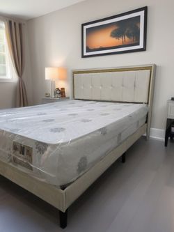 Fullsize Bedframe  With Mattress 