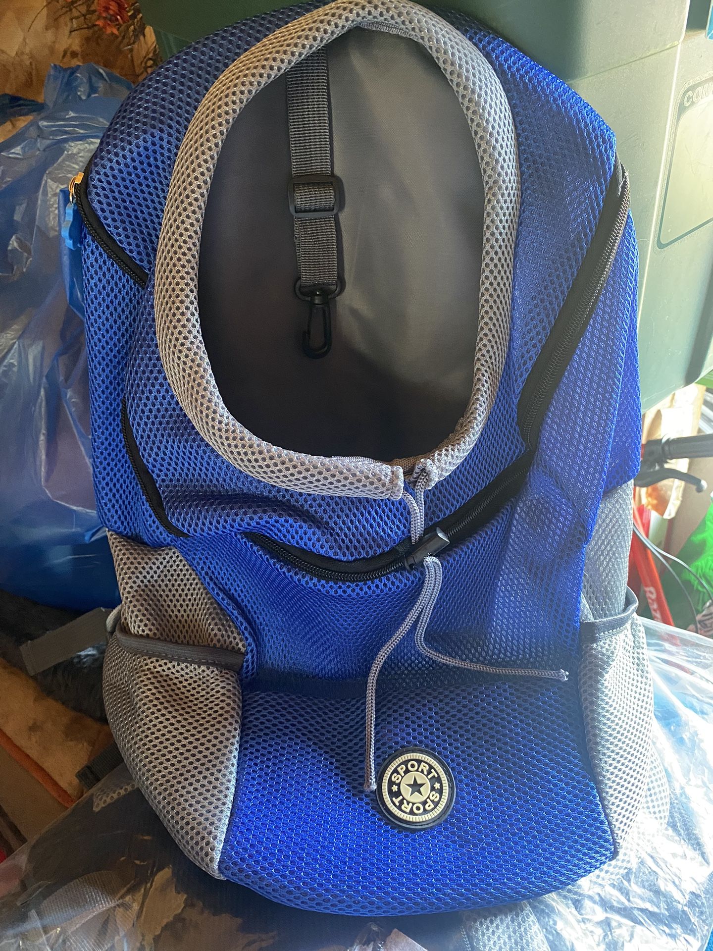Medium and large backpack pet carrier $20 each