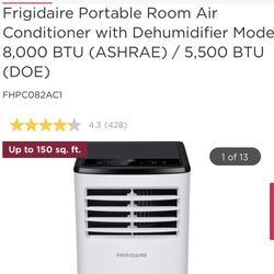 Frigidaire Portable AC/Dehumidifier 