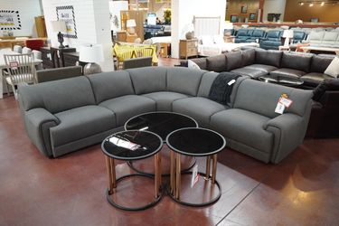 Leather Sectional — Amax