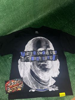 Size Small-Trapstar x Thats A Awful Lot Of Cough Syrup Black Tee
