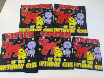 Clifford Birthday Girl Family T-Shirts